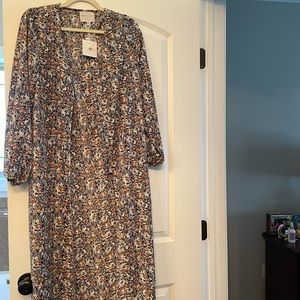 Hayden sheer floral duster